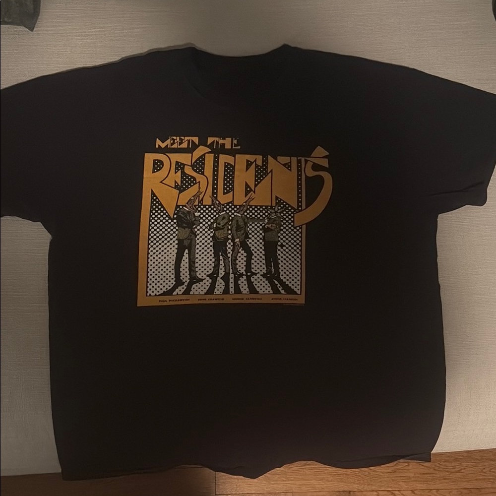 “The Residents T-Shirt – 2017 ‘Meet the Residents’ Parody – Black/Gold